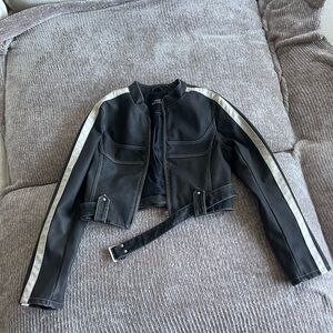 Urban Outfitters Cropped Leather Jacket